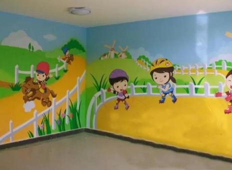 昌宁幼儿园墙体彩绘制作流程及注意事项