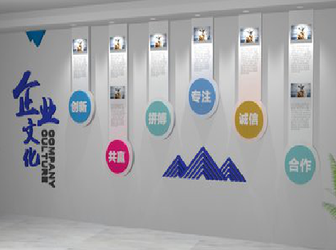 昌宁企业文化墙需要传递什么办公文化？